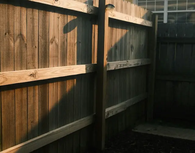 Timber fencing